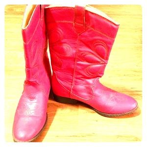 BOC Red Cowgirl style Boots